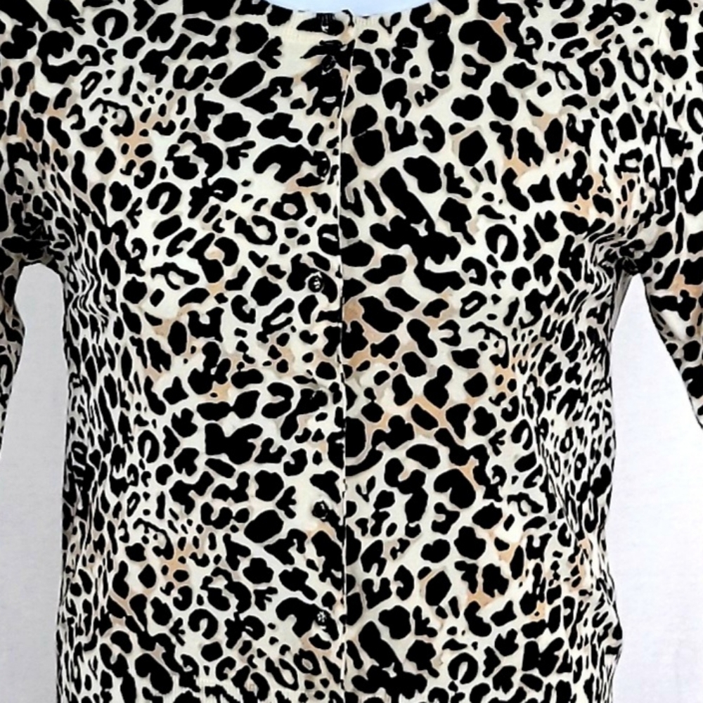 Leopard Classic Cardigan - Picture 3 of 5